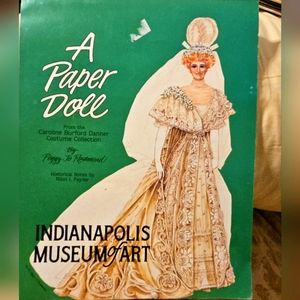 Peggy Jo Rosamont "A PAPER DOLL" Indianapolis Museum of Art " Historical Notes